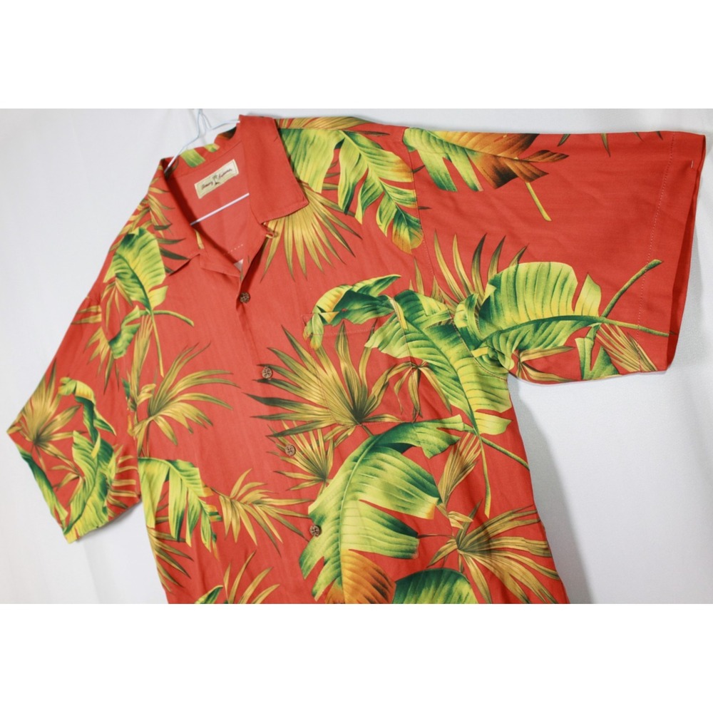 Tommy Bahama Silk Shirt Size Large - Picture 11 of 11